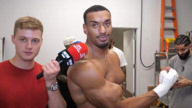 Larry Wheels bicep tear