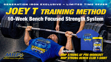 Joey T MHP Strong Bench Program