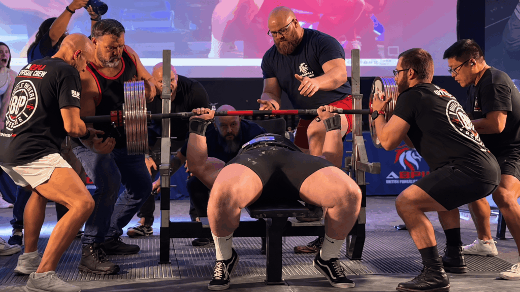 Max Searby Bench Press Record