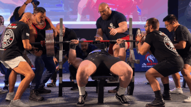 Max Searby Crushes Massive 628-Pound Bench Press, Sets British Raw Record