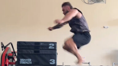 Chris Bumstead Leaps Into Retirement With Massive 60-Inch Box Jump