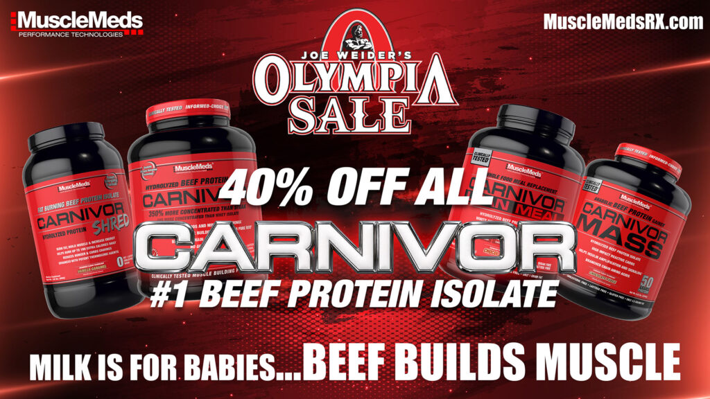 MuscleMeds Olympia Sale 2026