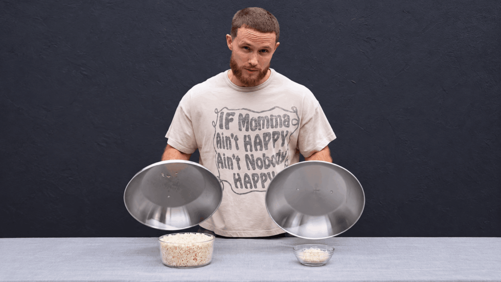 Jeff Nippard Shows What 100 Calories Really Looks Like