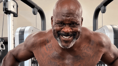 Shaquille O’Neal Shows Off Shirtless Workout, Channels Arnold Schwarzenegger in Viral Video